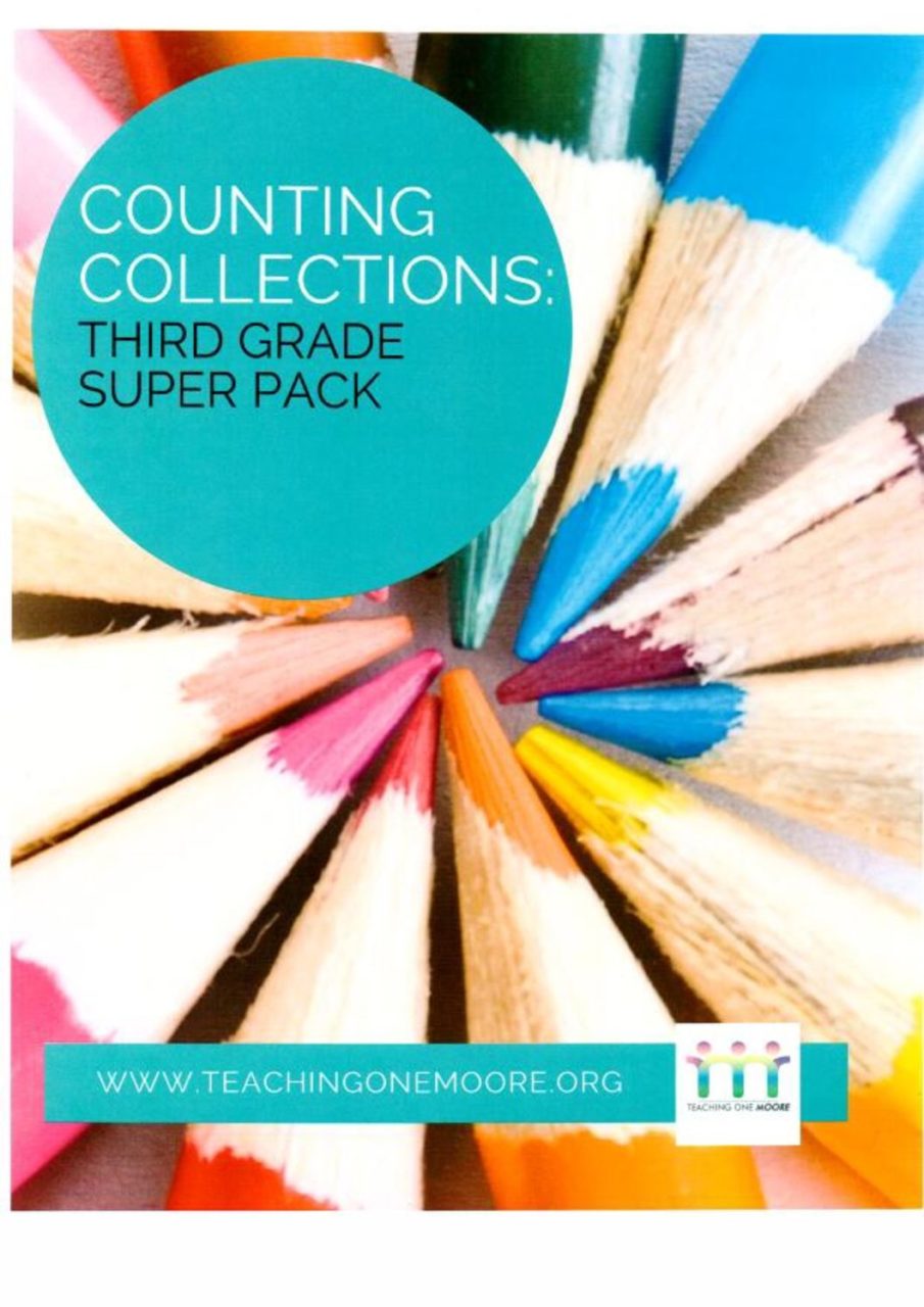 Third Grade Counting Collections Super Pack